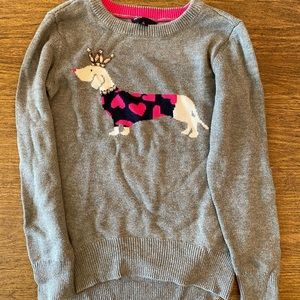 Girls Gap Kids Weiner Dog Sweater